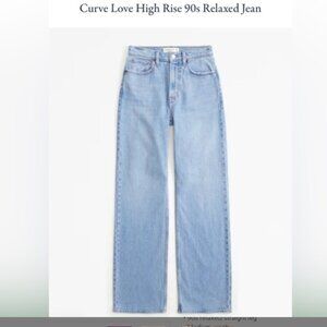 Abercrombie & Fitch | The 90's Relaxed Jean High Rise Curve Love 29
